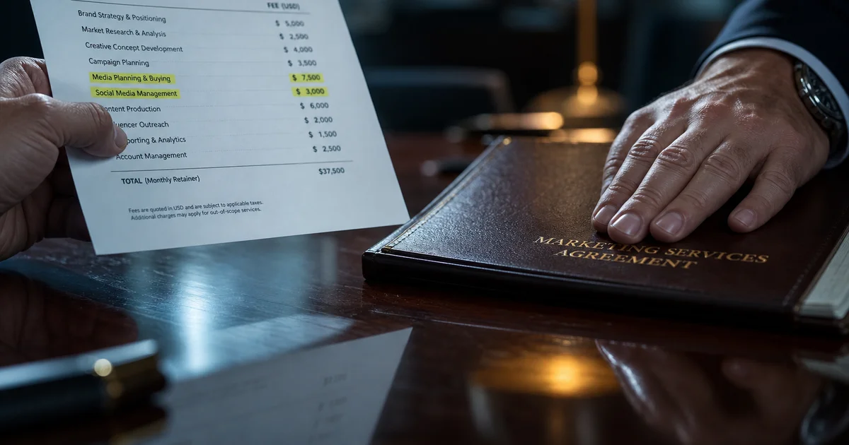 Media agency fees and outcomes: what a selection should return